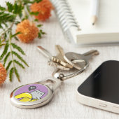 Porte-clés Chat en banane (Côté )