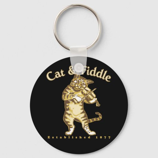 Porte-clés Chat et broche (Recto)