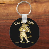 Porte-clés Chat et broche (Recto)