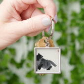 Porte-clés Chat et papillon (main)