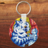 Porte-clés Chat et ses chatons (Recto)