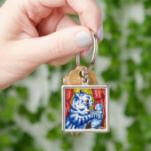 Porte-clés Chat et ses chatons (main)