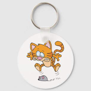 Porte-clés chat et souris