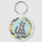 Porte-clés Chat et souris (Recto)