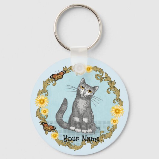 Porte-clés Chat et souris (Recto)