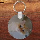 Porte-clés Chat forestier de Sibérie (Recto)