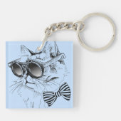 Porte-clés Chat frais (Dos)