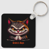 Porte-clés Chat Grimacing (Dos)