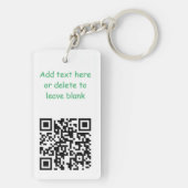 Porte-clés Chat gris de Noël amusant (Dos)