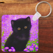 Porte-clés Chat Gustav Klimt (Verso)