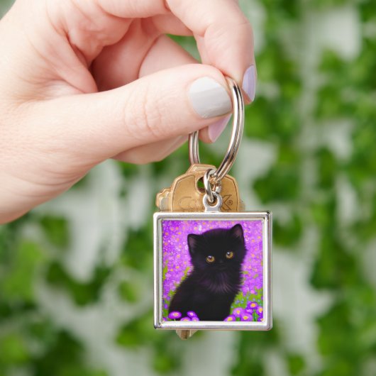 Porte-clés Chat Gustav Klimt (main)