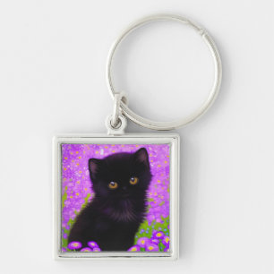 Porte-clés Chat Gustav Klimt