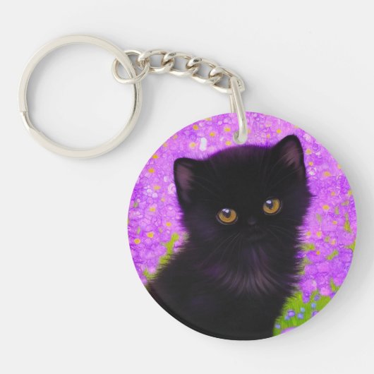 Porte-clés Chat Gustav Klimt (Devant)