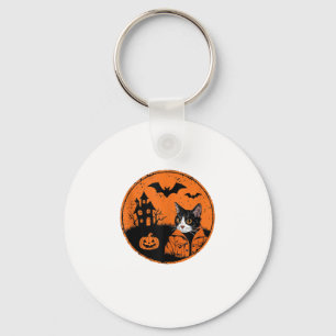 Porte-clés Chat Halloween Art 2024 Kitten Chats Hommes Femmes