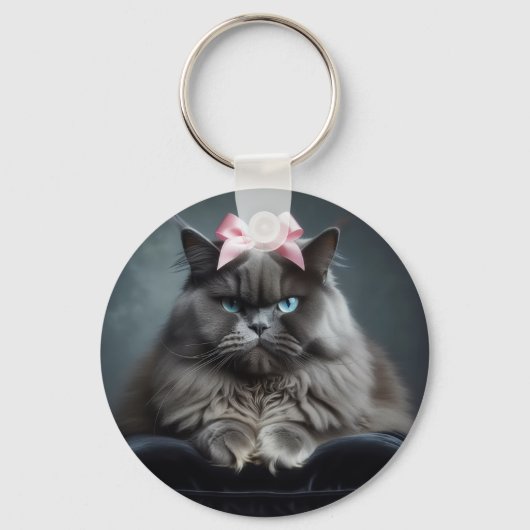 Porte-clés Chat Himalayen (Recto)