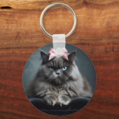 Porte-clés Chat Himalayen (Recto)
