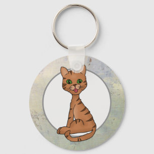 Porte-clés chat insolent