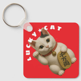 Porte-clés Chat japonais Lucky Charm