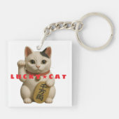 Porte-clés Chat japonais Lucky Charm (Dos)