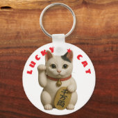 Porte-clés Chat japonais Lucky Charm (Verso)