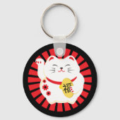 Porte-clés Chat Lucky Maneko Neki Bonne Fortune (Recto)