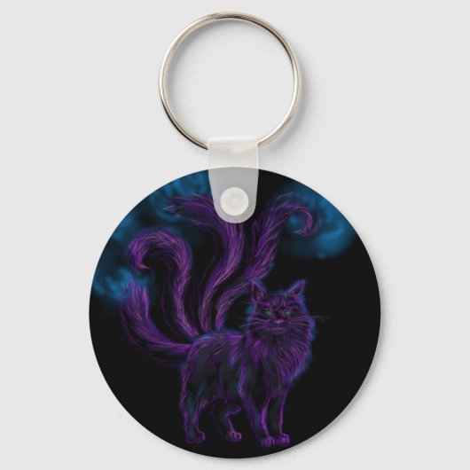 Porte-clés Chat Magique (Recto)