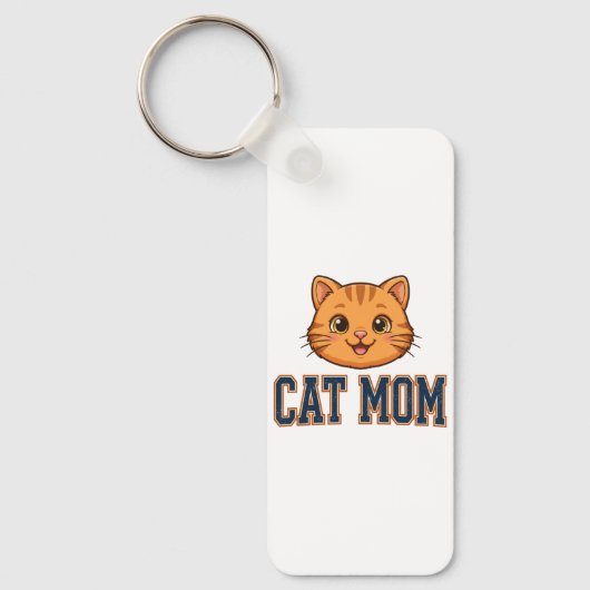 Porte-clés Chat Maman (Recto)