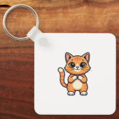 Porte-clés chat mignon (Recto)