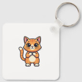 Porte-clés chat mignon (Dos)