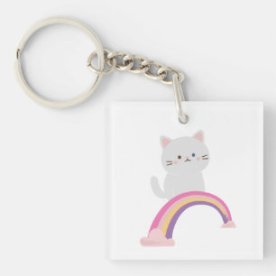 Porte-clés chat minou mignon