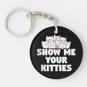 Porte-clés Chat Montre-moi tes chatons