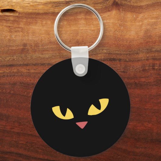 Porte-clés Chat noir (Recto)