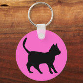 Porte-clés Chat noir (Recto)