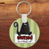 Porte-clés chat noir (Recto)