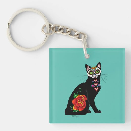 Porte-clés Chat noir de Sugar (Devant)