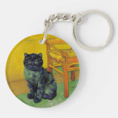 Porte-clés Chat noir de Van Gogh (Dos)
