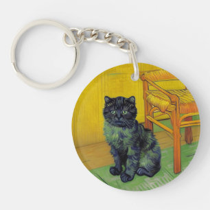 Porte-clés Chat noir de Van Gogh