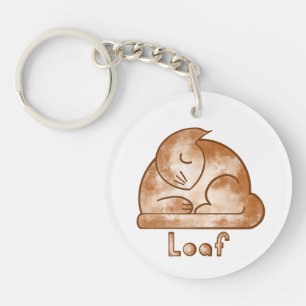 Porte-clés Chat Pain
