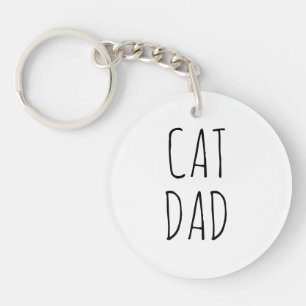 Porte-clés "Chat Papa" Simple Farmhouse moderne