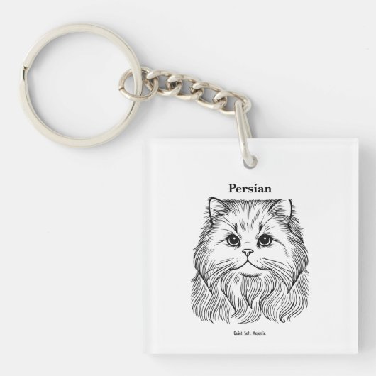 Porte-clés Chat persan - Grace dans chaque Porte - clé Whiske (Devant)