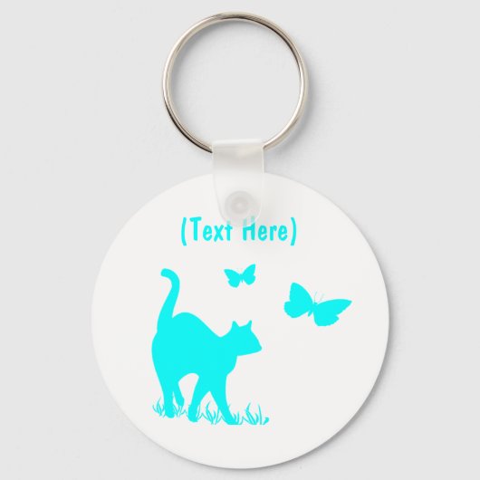 Porte-clés chat personnalisé (Recto)