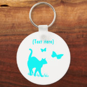 Porte-clés chat personnalisé (Recto)