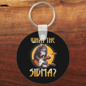 Porte-clés Chat Sigma Chemise Funny Sigma Brainrot Mème Rizz  (Recto)