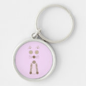 Porte-clés Chat simple (Devant)