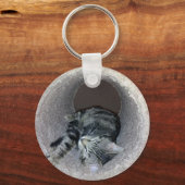Porte-clés Chat Sleepy Kitty par Shirley Taylor (Recto)
