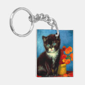 Porte-clés Chat smoking Van Gogh  (Devant gauche)