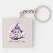 Porte-clés Chat sorcier enchanteur (Dos)
