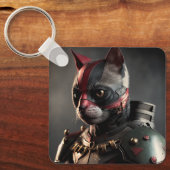 Porte-clés Chat Superhero (Recto)