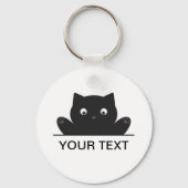 PORTE-CLÉS CHAT SURPRIS (Recto)