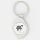 Porte-clés Chat têtu (Devant)